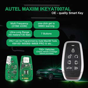 700 + chiavi di ricambio per chiavi auto Remote programmabili per chiave intelligente universale con AUTEL KM100 IM508S/IM608 PRO II - Product Image 6