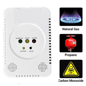 Detector de fugas de Gas de cocina portátil, alarma con Sensor con válvula de cierre, Detector HRP con cable, Material ABS para redes TCP WIFI IP - Product Image 1