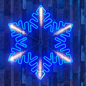 ไฟ LED เกล็ดหิมะพร้อมไฟ2D แบบซิงโครไนซ์สำหรับไฟคริสต์มาส - Product Image 1