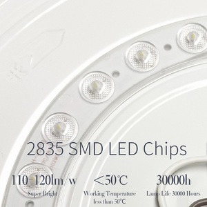 โมดูลหรี่ไฟ LED 220V 12W 18W 24W 36W โมดูล LED 2835 SMD สำหรับไฟเพดานโมดูล LED แม่เหล็ก