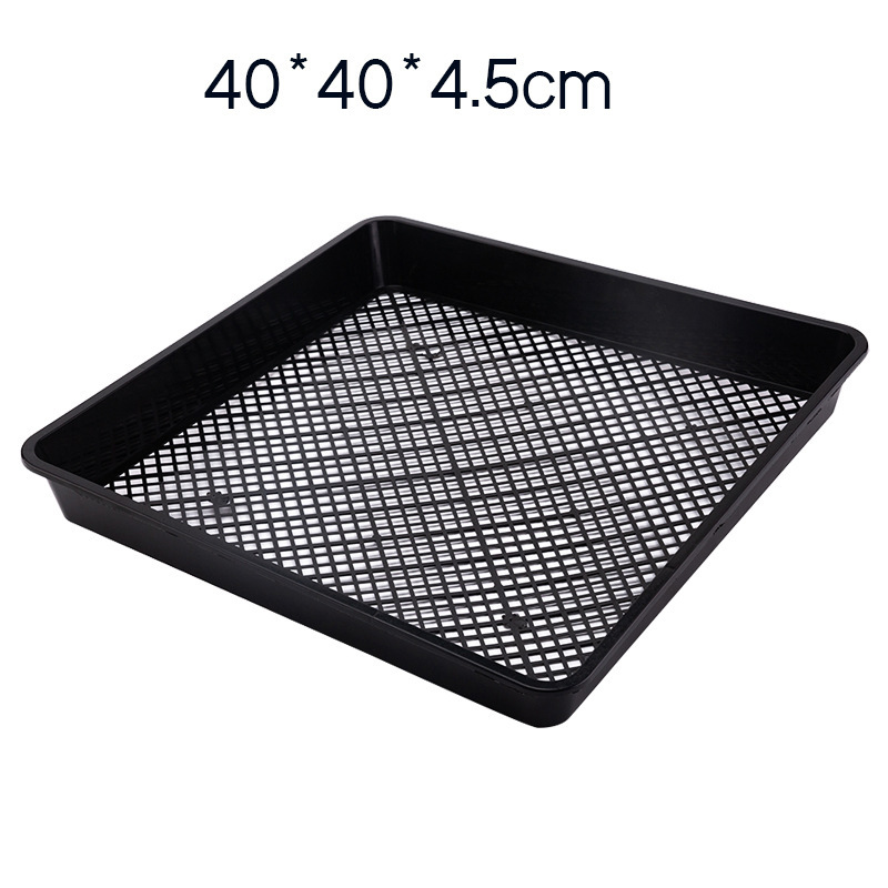 Plateau carré noir - 40*40*4,5 cm