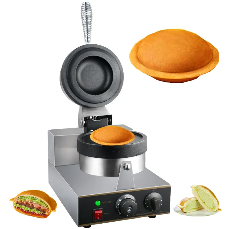 Máquina de hambúrguer voador em forma de ufo, coreano, glace orgnal, waffle, ufo, maquina do fabricante de hambúrguer, com próprio nome ce