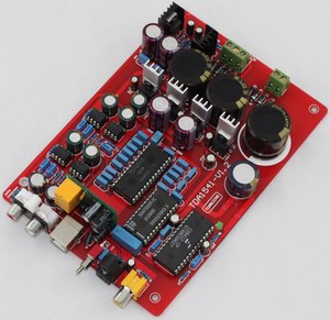Taidacent SAA7220 + CS8412 + NE5534 Hifi สเตอริโอ16-Bit Digital-To-Analog Optical To 5.1ตัวถอดรหัสชุดบอร์ด Dac TDA1541 - Product Image 5