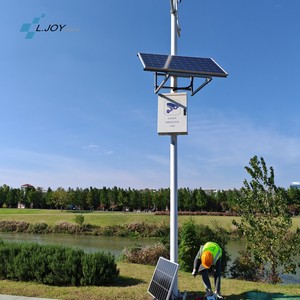Sistema de monitoreo de cámara de vigilancia solar de 12V, sistema de monitoreo de cámara de red de paneles solares para exteriores 100AH para granja - Product Image 4