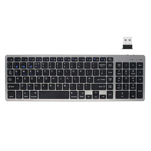 Top Sales Full-Size Rechargeable BT Wireless <strong>Keyboard</strong> Portable Slim Mini Numeric Key <strong>for</strong> Windows Tablet <strong>for</strong> Gaming - Product Image 1