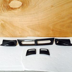 2008-2014 GRB WRX STI 10th nisan karbon fiber ön tampon grille, hava kanalı emme ve yan havalandırma - Product Image 5