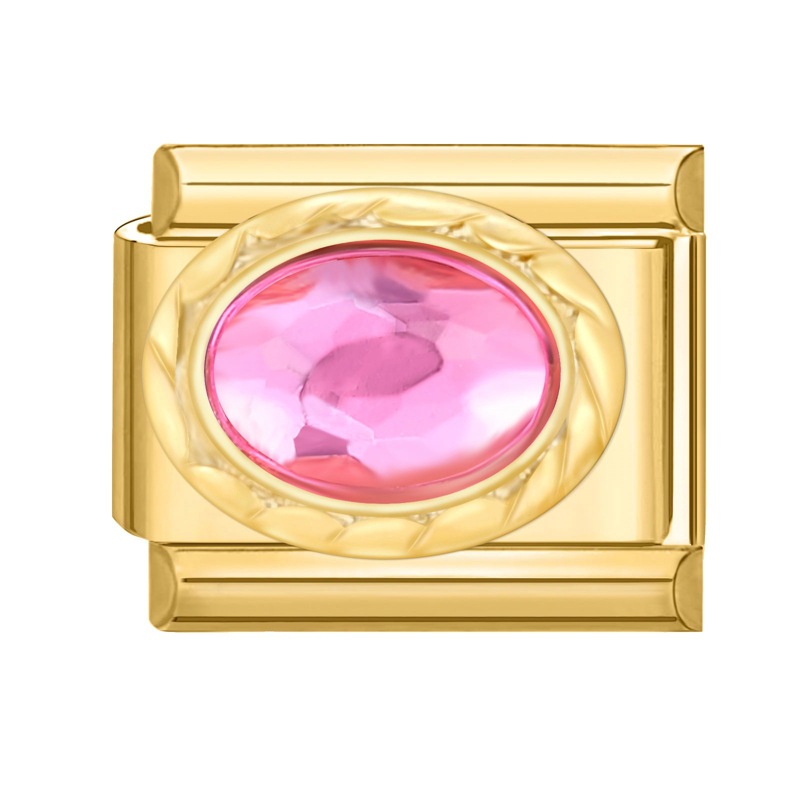 Fond doré-diamant rose