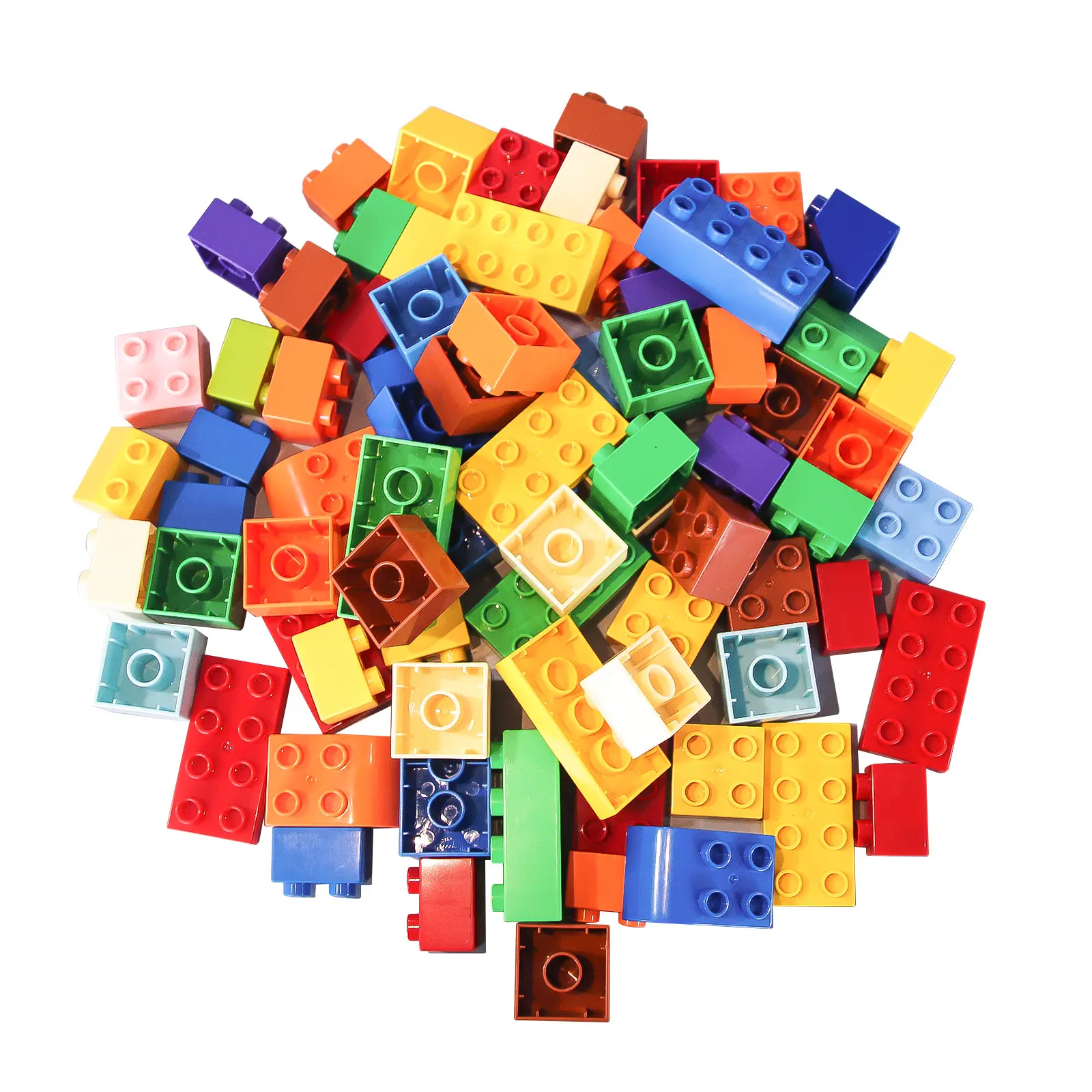 Groot Plastic Bakstenen Blok Speelgoed 78 Stuks Educatief Diy Speelgoed Plastic Bouwstenen Voor Kleuters Kinderen