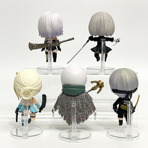Q sürüm Nier 5 adet/takım Anime Yorha No.2 tip B 2B heykelcik koleksiyon modeli 10Cm PVC aksiyon figürü oyuncakları toptan kutu - Product Image 4