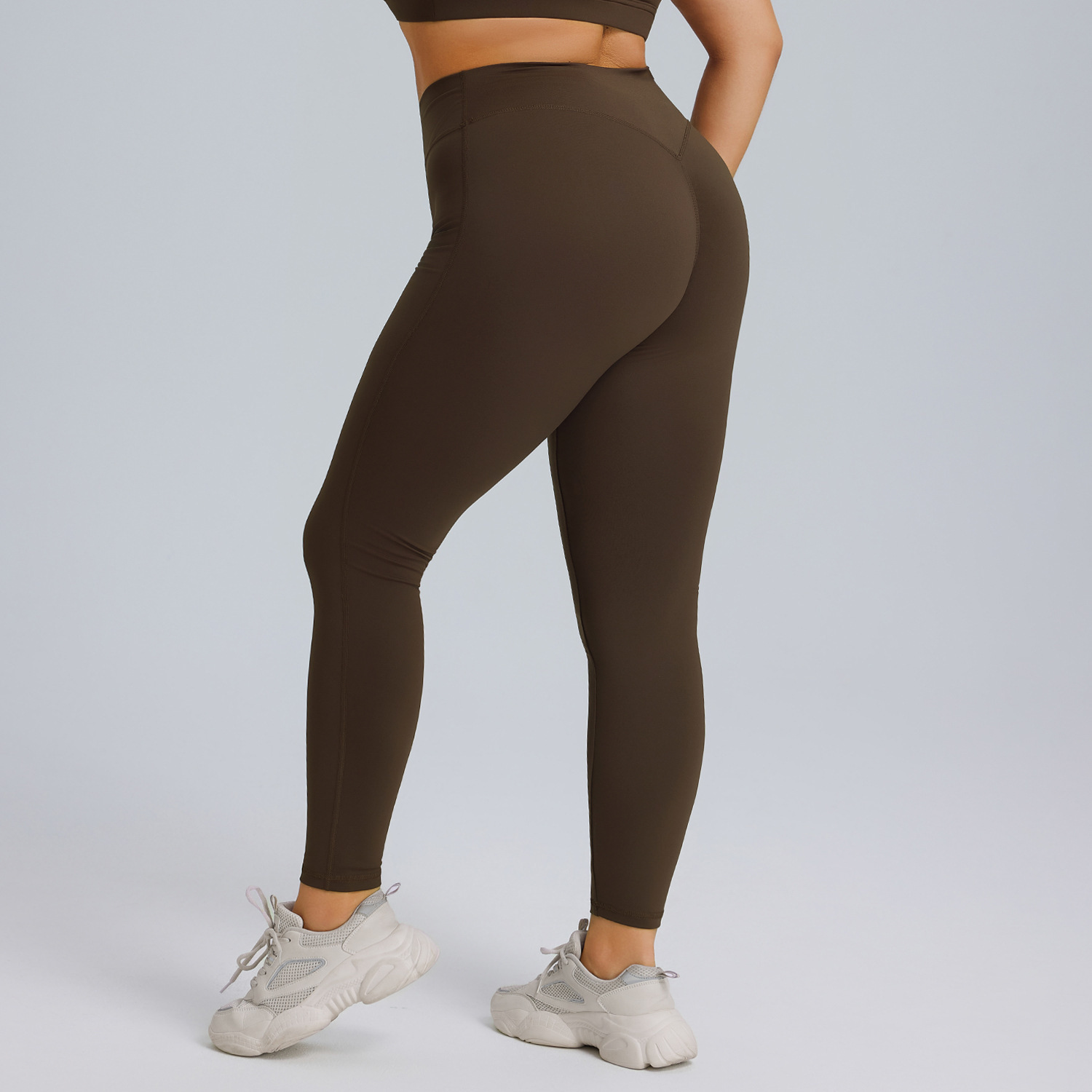 Brown leggings