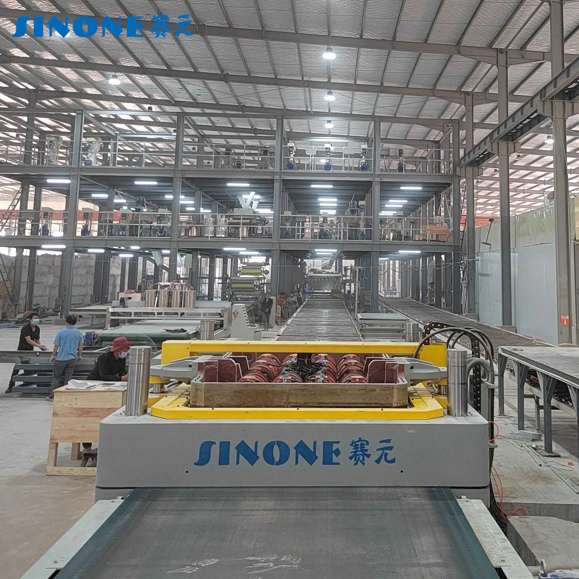 Manufacturing Machinery Production Machines Marble Slabs Artificial Stone Pressing Quartz Slab Making Machine