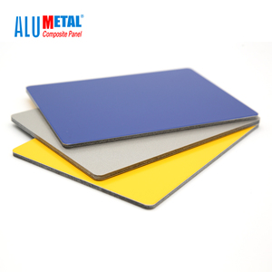 Alucobond materiale da costruzione 4mm pannello composito in alluminio prezzo