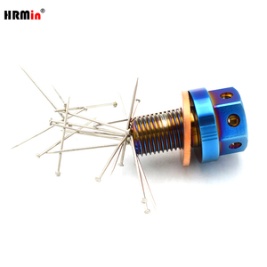 HRMin Light and High <strong>Strength</strong> Gr.5 Titanium Alloy Ti-6Al-4V Auto Engine Oil Drain Plug M18*1.5mm Screw with Magnet - Product Image 1