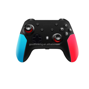 スイッチ用の新しいかわいいプリントデザインゲームパッドPCターボ振動ゲームジョイスティック無線ウサギゲームコントローラー
