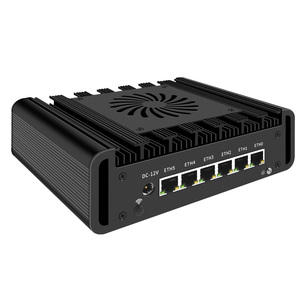 BKHD H31F 6Lan Firewall Router Mini PC 16 Cores Ultra 7 165H AI Host Industrial Control <strong>Embedded</strong> <strong>Computer</strong> Linux Server 4G WIFI - Product Image 2