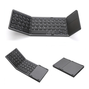 Teclado inalámbrico plegable Mini teclado ergonómico silencioso Blue tooth con panel táctil para iOS, Android y Windows - Product Image 3