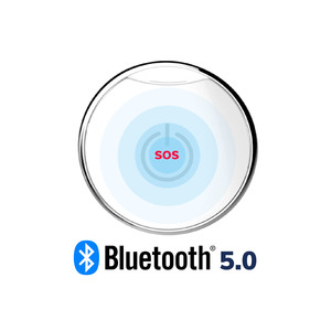 Dispositivo de seguimiento IoT programable BLE 5,0 iBeacon Eddystone Bluetooth pegatina Etiqueta de baliza con botón - Product Image 2