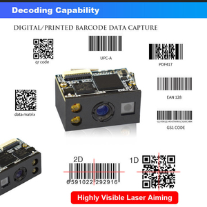 <strong>Raspberry</strong> <strong>PI</strong> Mini 2D <strong>Barcode</strong> Reader Fast <strong>Scanning</strong> POS QR Code Scanner <strong>Module</strong> for Mobile PDA