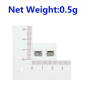 微型USB母连接器5针微型USB贴片焊接充电插座，用于电子电源端口维修DIY项目