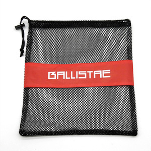 Custom Small Mesh Party Gift <strong>Bags</strong> Nylon <strong>Draw</strong> Gym <strong>String</strong> <strong>Bag</strong> with Pocket for Kid - Product Image 6