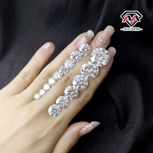 Loose <strong>Moissanite</strong> Stone <strong>Round</strong> <strong>Cut</strong> Shape White Color VVS1 3mm To 18mm China Gemstone Supply Factory Wholesale - Product Image 5