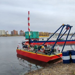 Máquina dragadora de succión con cortador de dragado de arena de Río hecha en China/tubería de HDPE/mangueras flotantes/disponible para la venta - Product Image 4