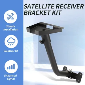 Wall <strong>Mounted</strong> Bracket Kit for Starlink V3 Waterproof Satellite Receiver Bracket <strong>Mounting</strong> for Improved Signal Use on Desk
