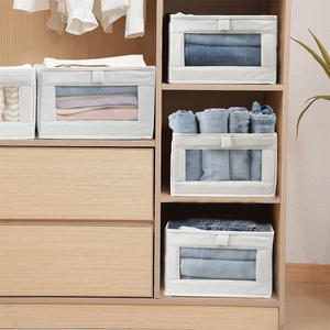 Sản Phẩm Hot Dễ Dàng Xử Lý Quần Áo Lưu Trữ Quần Áo Tái Sử Dụng Hộp Lưu Trữ Đa Chức Năng Hộp Lưu Trữ Với Xử Lý - Product Image 5