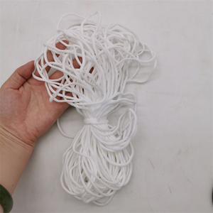 Stock Ear <strong>Loop</strong> 3mm <strong>Elastic</strong> Band Ear <strong>Loop</strong> Adjustable Ear <strong>Loop</strong> Non-Woven Fabric Automatic - Product Image 3