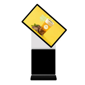 Android Windowsシステムフロアスタンディングを備えた55インチ自動回転デジタルサイネージ広告機器タッチスクリーン - Product Image 4