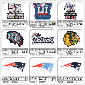 Hot Bán Biểu Tượng Tùy Chỉnh Đội Thể Thao Phổ Biến Thêu Logo Sắt Trên Quần Áo Đính Hockey Các Bản Vá Lỗi Sắt Trên Các Bản Vá Lỗi Cho Mũ - Product Image 5