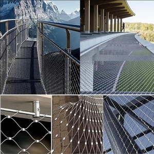 Rete di rete di corda per lo zoo maglia voliera e balcone in acciaio inossidabile rete di rete per ringhiera - Product Image 3