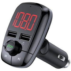 AGETUNR T50蓝牙5.0 MP3播放器车载套件免提立体声调频发射器USB充电器读取USB内存/微型sd卡音乐 - Product Image 1