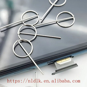 Tùy chỉnh kim loại khay Eject công cụ Loại bỏ kim Opener thẻ Sim Pin cho Iphone Android - Product Image 3