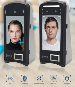 Android con controllo accessi di presenza di tempo Cloud gratuito (hf-fr05) 11 lettore di controllo accessi RFID sistema facciale sistema di impronte digitali