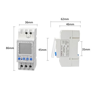 24V DC interruttore elettrico THC-810 tempo di controllo 16amp Timer relè di programmazione automatica 24 ore su 7 giorni in sei lingue