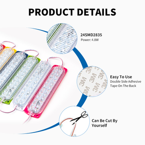 RCJ ไฟ LED มินิ LED ฉีดโมดูล12โวลต์4.8วัตต์ช่องตุ่มตัวอักษรกล่องโฆษณากลางแจ้งนำโมดูล - Product Image 5