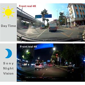 Çift lensli araba DVR Video ses kaydedici Wifi App Dash kamera gizli Lexus için araç içi kamera Dash kam Video kamera