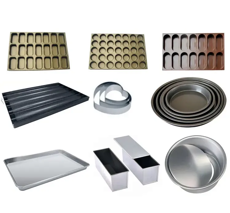 Teglia da forno in alluminio antiaderente stoviglie da cucina piatti e padelle vassoi per forno casa e ristorazione congelatore panetteria ristorante dell'hotel