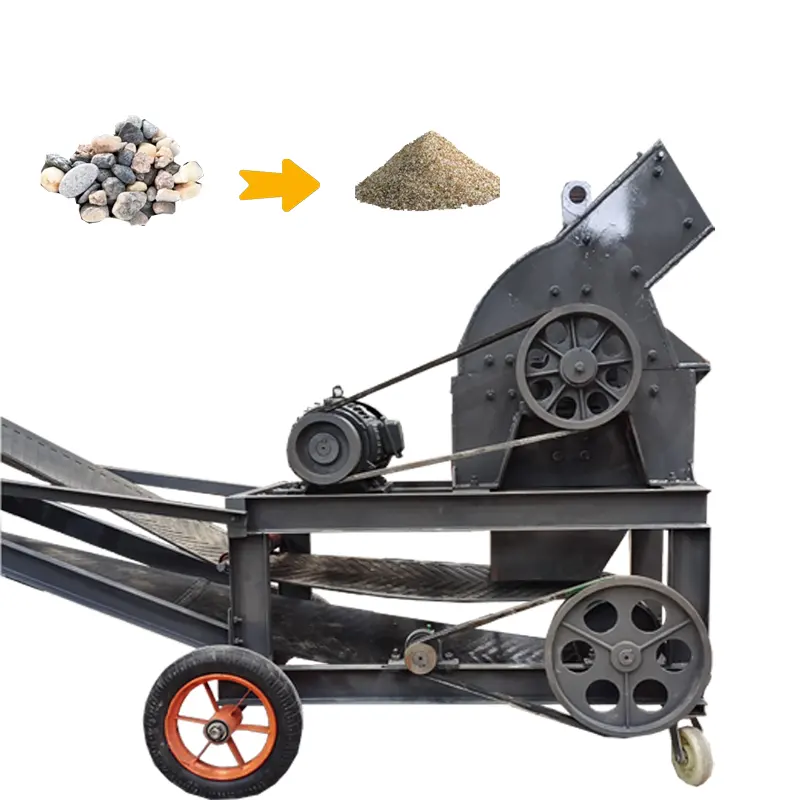 New Product Small Lab Steel Stone Crusher with 4mm Particle Size Equipment Mining featuring Core Components Motor Gear hammer