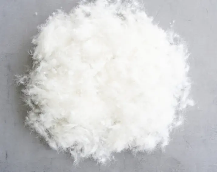 Fast Delivery In Stock Feather Filling Material 80% Washed Pure White Duck Down