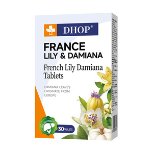 ยาฝรั่งเศส Lily damiana แท็บเล็ตสารสกัดจากพืชหลายชนิดสนับสนุนตับและการควบคุมไตปรับปรุงจิตวิญญาณและอารมณ์ - Product Image 1