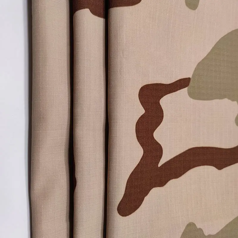 Tela de camuflaje para combate al aire libre, uniforme táctico de tres colores para deportes al aire libre y caza