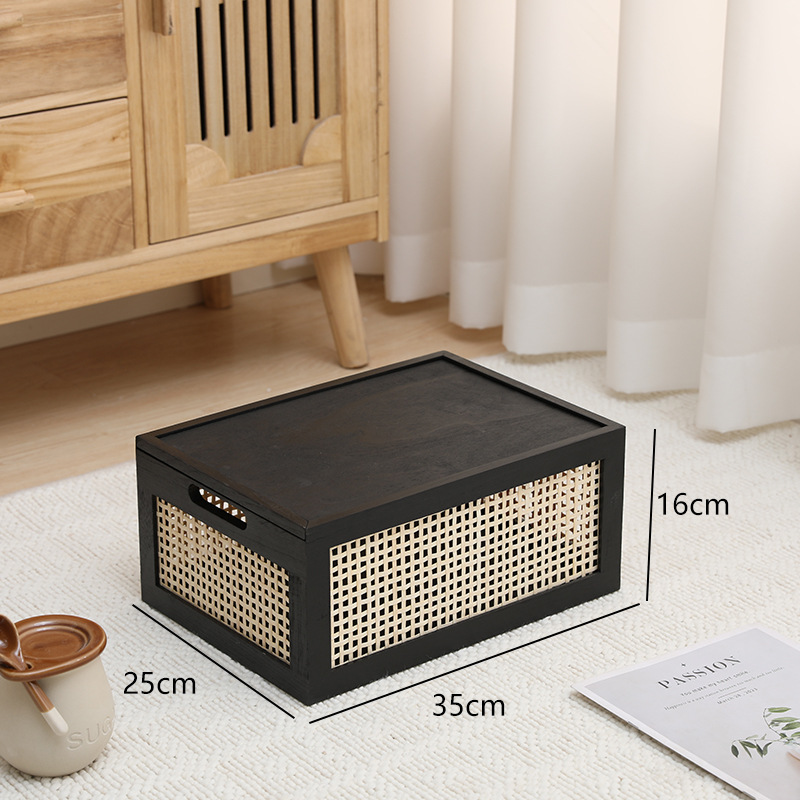 Black pull-out lid, 35*25*16 cm
