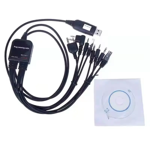 8 in 1 Computer USB cavo di programmazione Radio Mobile Multi connettori per kenwood baofeng motorola yaesu icom pratico autoradio - Product Image 3