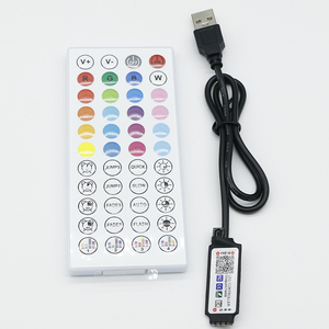 Мини RGB Светодиодные полосы RF контроллер с музыкальным приложением Usb 5 В синий зуб диммеры Dmx RGB контроллер для 5050 Rgb светодиодные полосы света