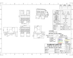 replace phoenix MSTBHK 2.5 02P-24P silk printed din rail mounted pluggable <strong>terminal</strong> <strong>block</strong> 2EDGURK PCB screwless <strong>terminal</strong> - Product Image 3