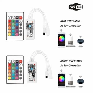 Оптовая Продажа с фабрики, 24 ключа RGBW PWM Smart WiFi Mini Controller, приложение для мобильного телефона, WIFI smart controller - Product Image 3