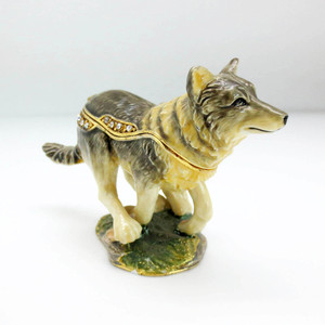 Ювелирная коробка металлическая эмаль креативное кольцо ожерелье серьги коробка для хранения винтажный узел свадебный подарок - Product Image 2