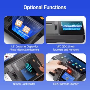 Прямая Продажа с фабрики в Китае, Windows 10, планшет, pos-система, Punto De Venta Touch, кассовый аппарат, все в одном, Pos-машина - Product Image 3